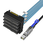 Mini SAS HD SFF-8644תSAS 4SFF-8482+15Pһ��ʽЧ����Ӳ��������