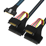 MCIO 8X ת 2*U.2 (SFF-8639)+15P ���ݴ�����