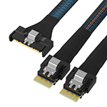 MCIO 8X TO 2*SLIMSAS SFF-8654 4i Gen4 Ч����������