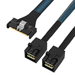 MCIO 8X ת 2Mini SAS HD SFF-8643 Ч����������