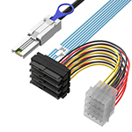 Mini SAS SFF-8088תSAS 4SFF-8482����4P��Դ Ӳ��������