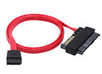SFF-8482+15Pһ��ʽתSATA 7P SAS�ߣ���ɫ��