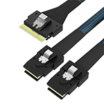 Slim SAS SFF-8654 74Pת36P Mini SAS 2SFF-8087 Ч����������